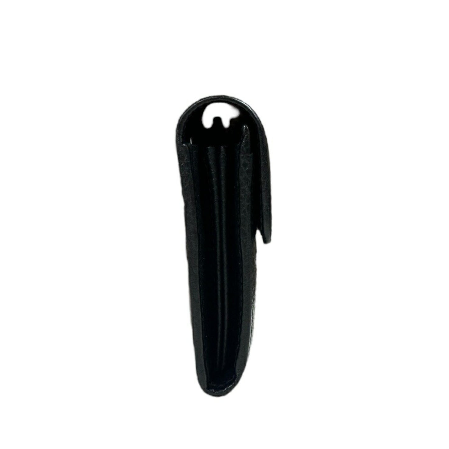Gucci Black Leather Interlocking G
