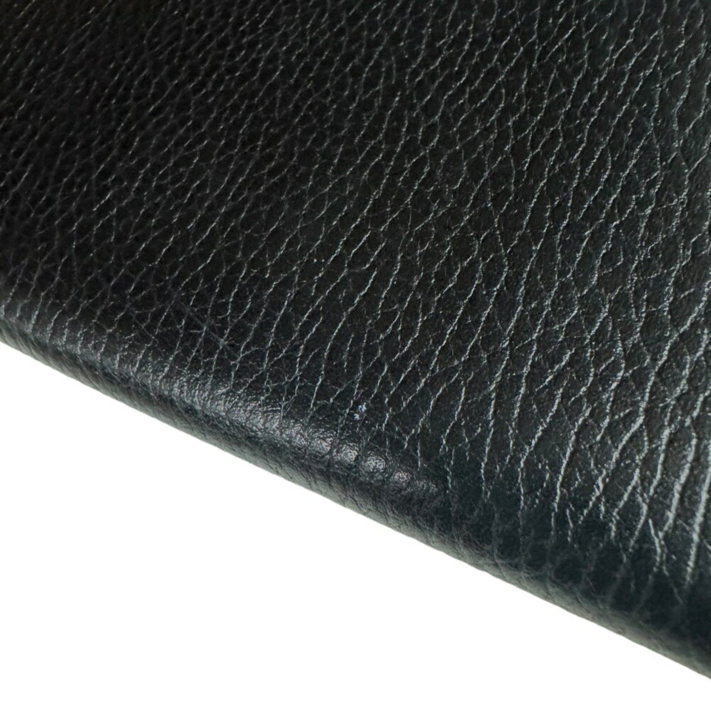 Gucci Black Leather Interlocking G