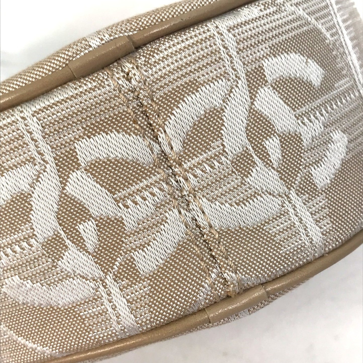 Chanel Brown Synthetic Travel Line