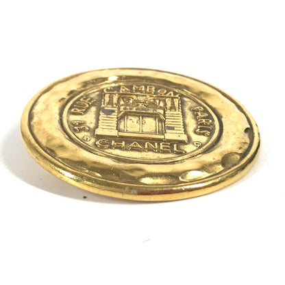 Chanel Gold Gold Plated Coco Mark