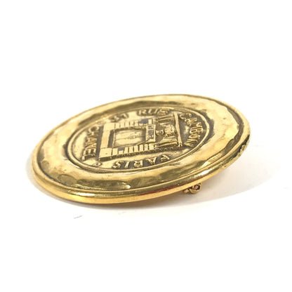 Chanel Gold Gold Plated Coco Mark