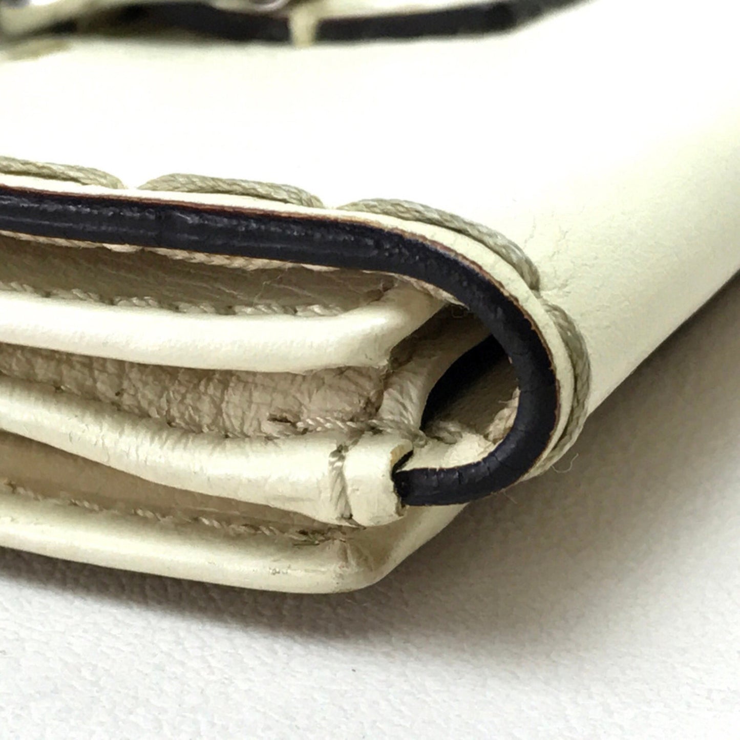 Chloé White Leather Wallet
