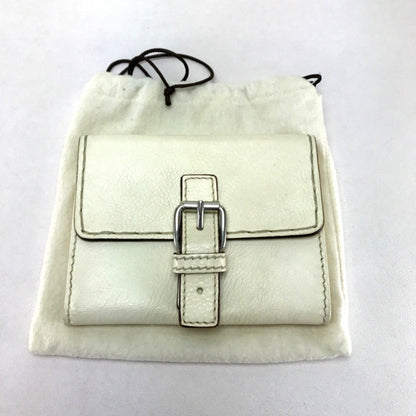 Chloé White Leather Wallet
