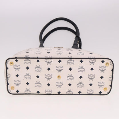 Mcm White Canvas Visetos