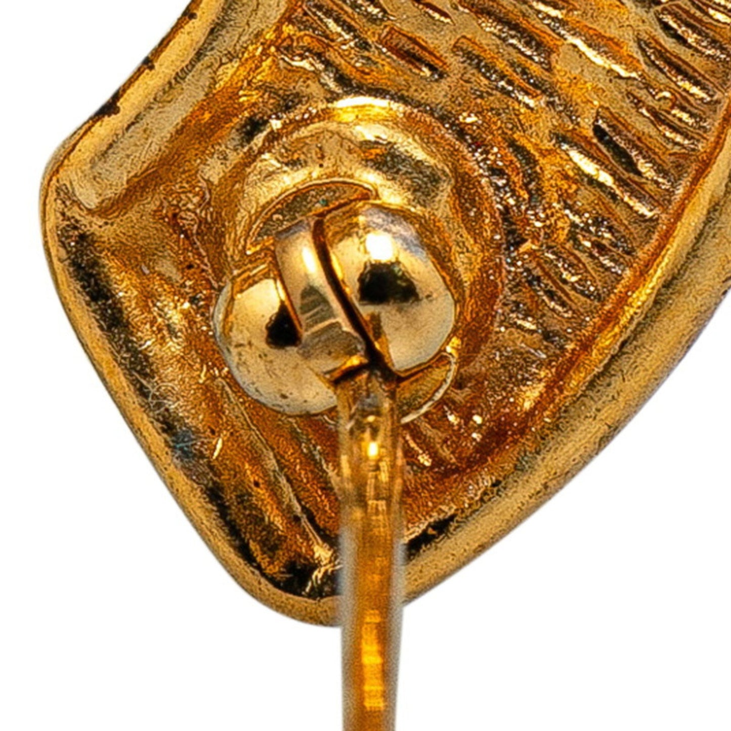 Chanel Gold Gold Plated Coco Mark