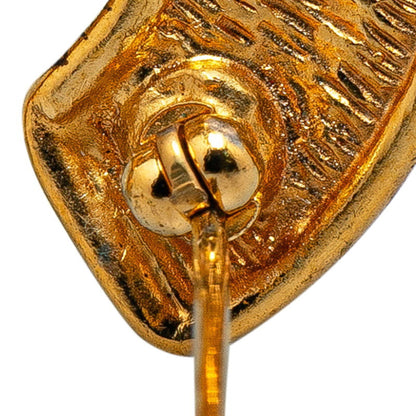 Chanel Gold Gold Plated Coco Mark