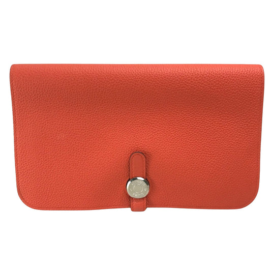 Hermès Orange Leather Dogon