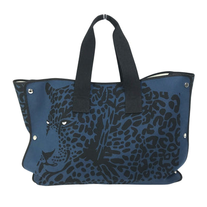 Hermès Blue Cotton Cabas