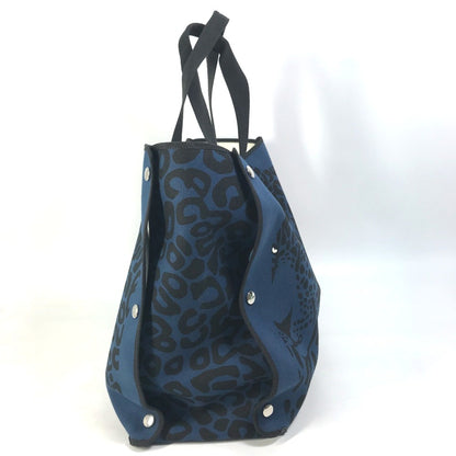 Hermès Blue Cotton Cabas