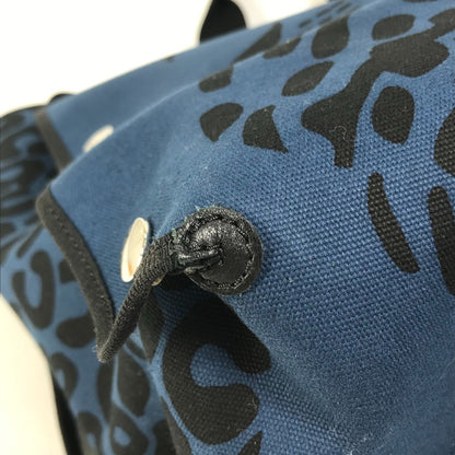 Hermès Blue Cotton Cabas