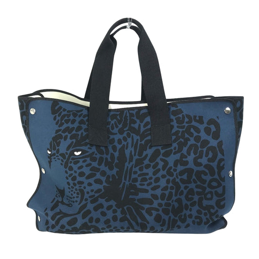 Hermès Blue Cotton Cabas