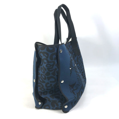 Hermès Blue Cotton Cabas