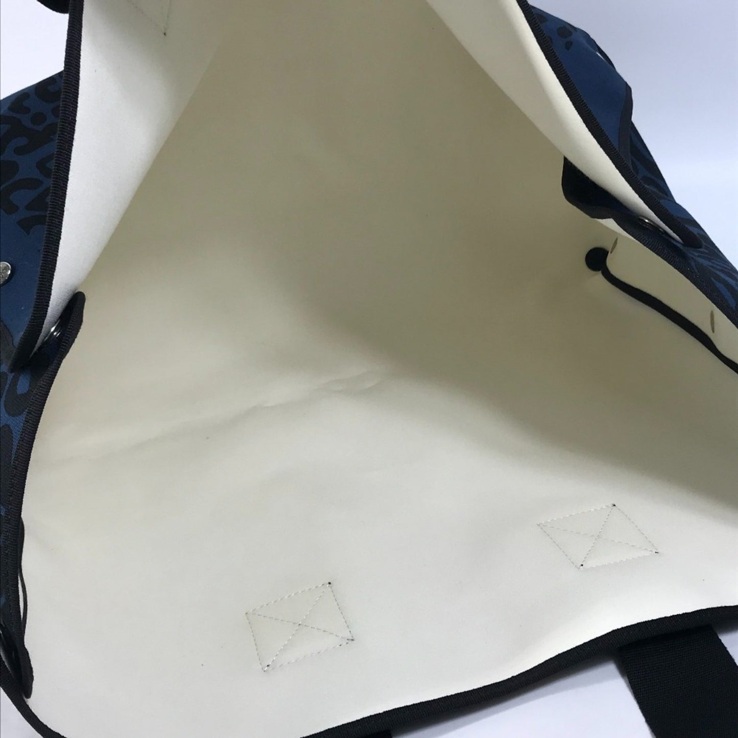 Hermès Blue Cotton Cabas