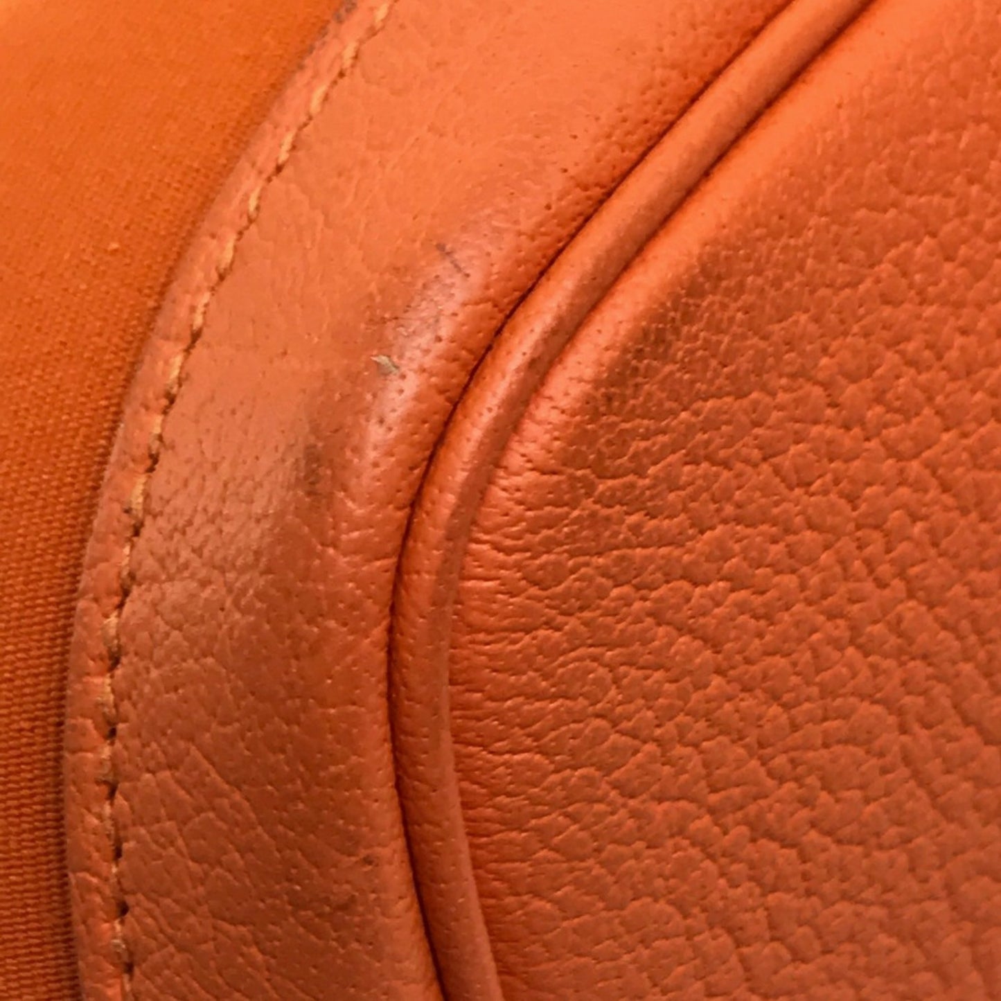 Hermès Orange Canvas Garden Party