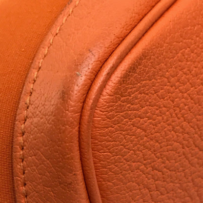 Hermès Orange Canvas Garden Party
