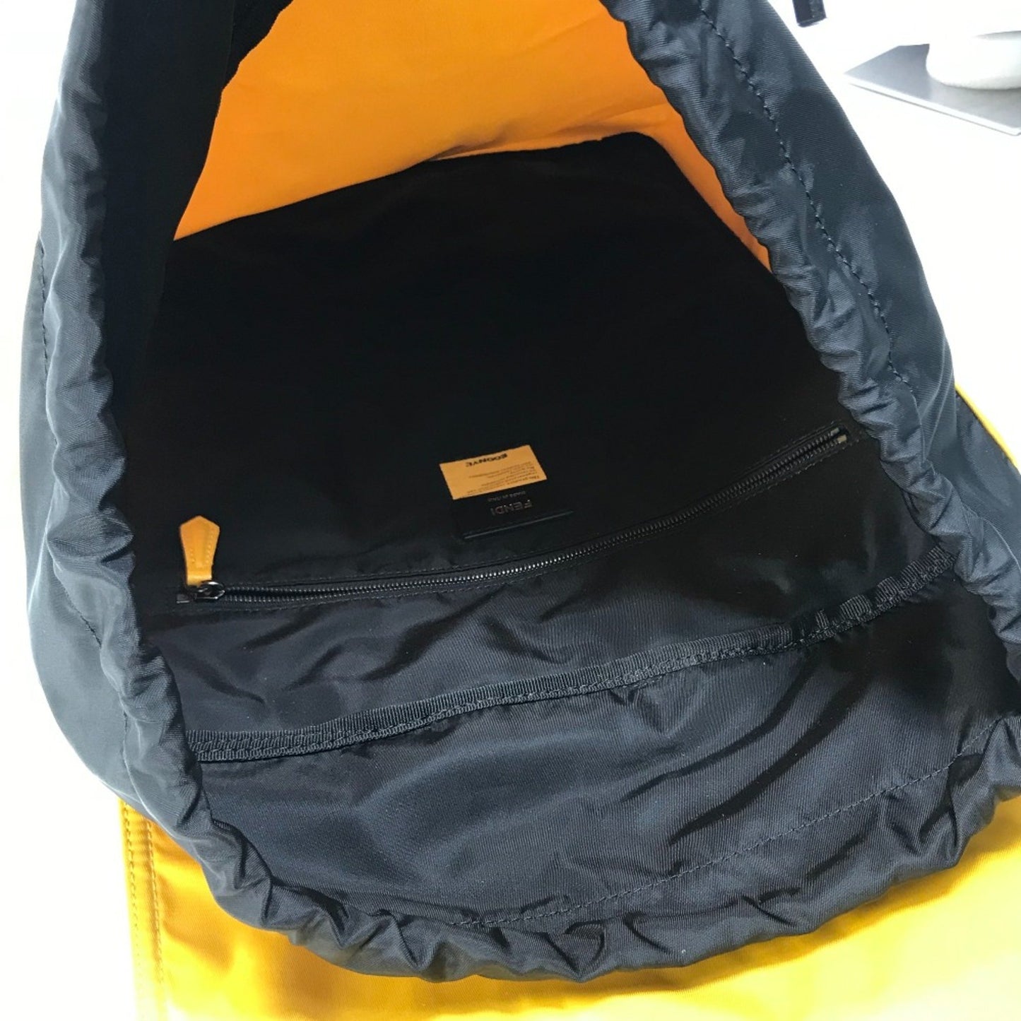 Fendi Yellow Synthetic Ff