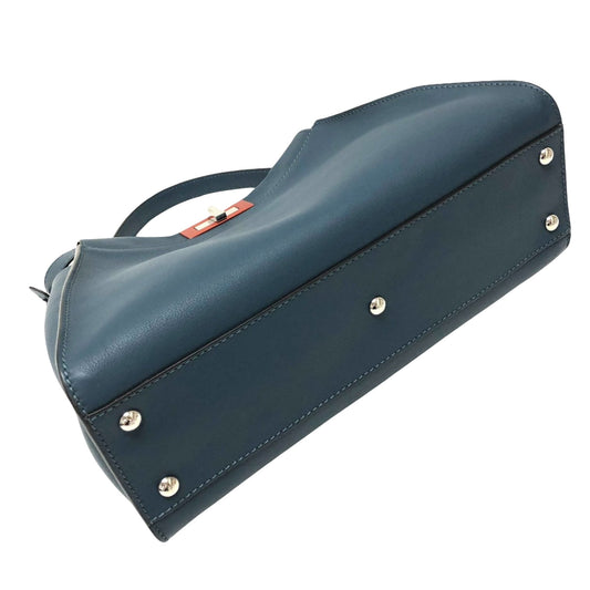 Fendi Blue Leather Handbag