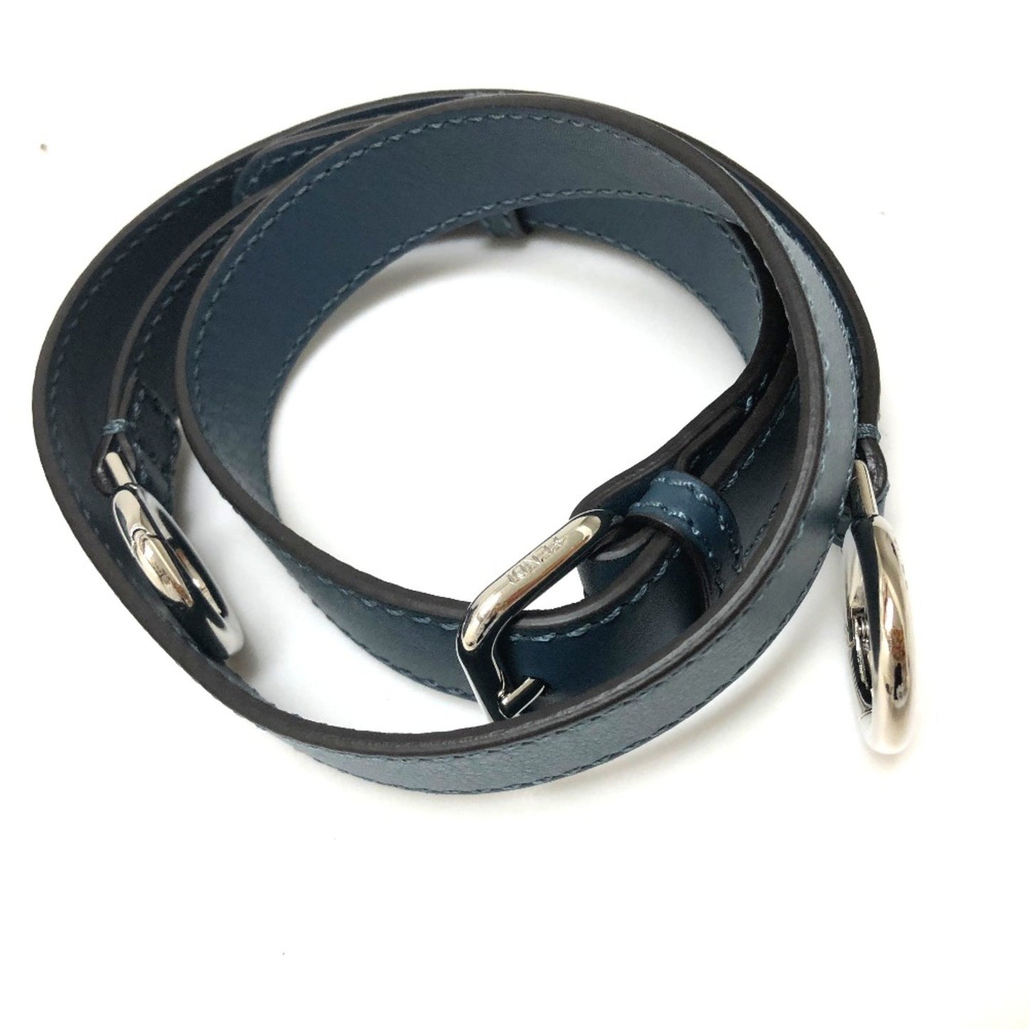 Fendi Blue Leather Handbag