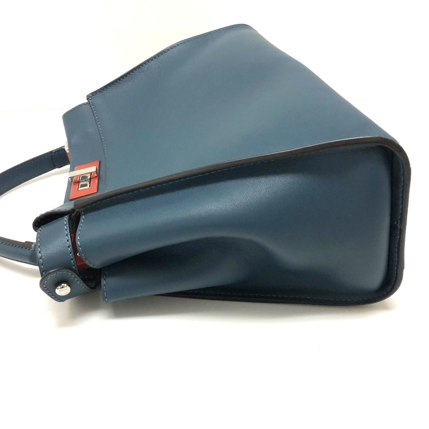 Fendi Blue Leather Handbag