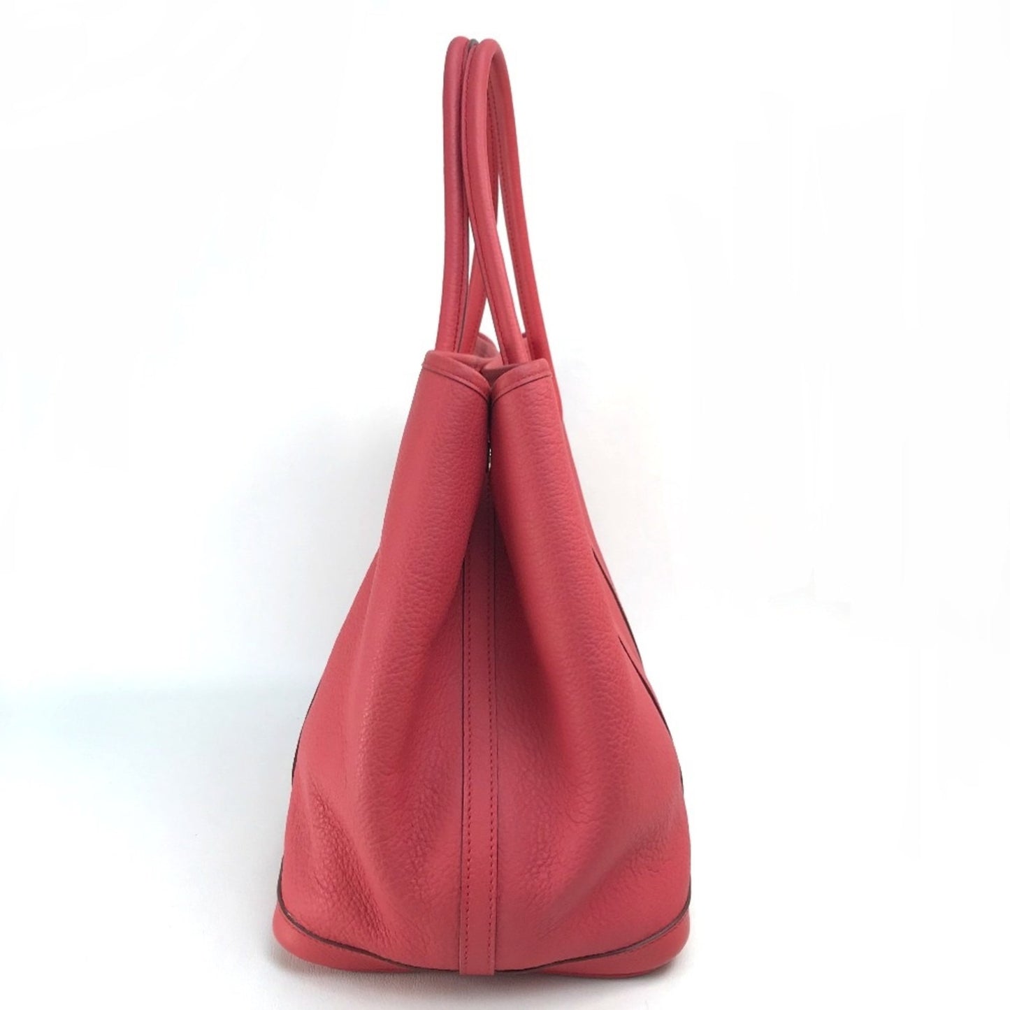 Hermès Red Leather Garden Party