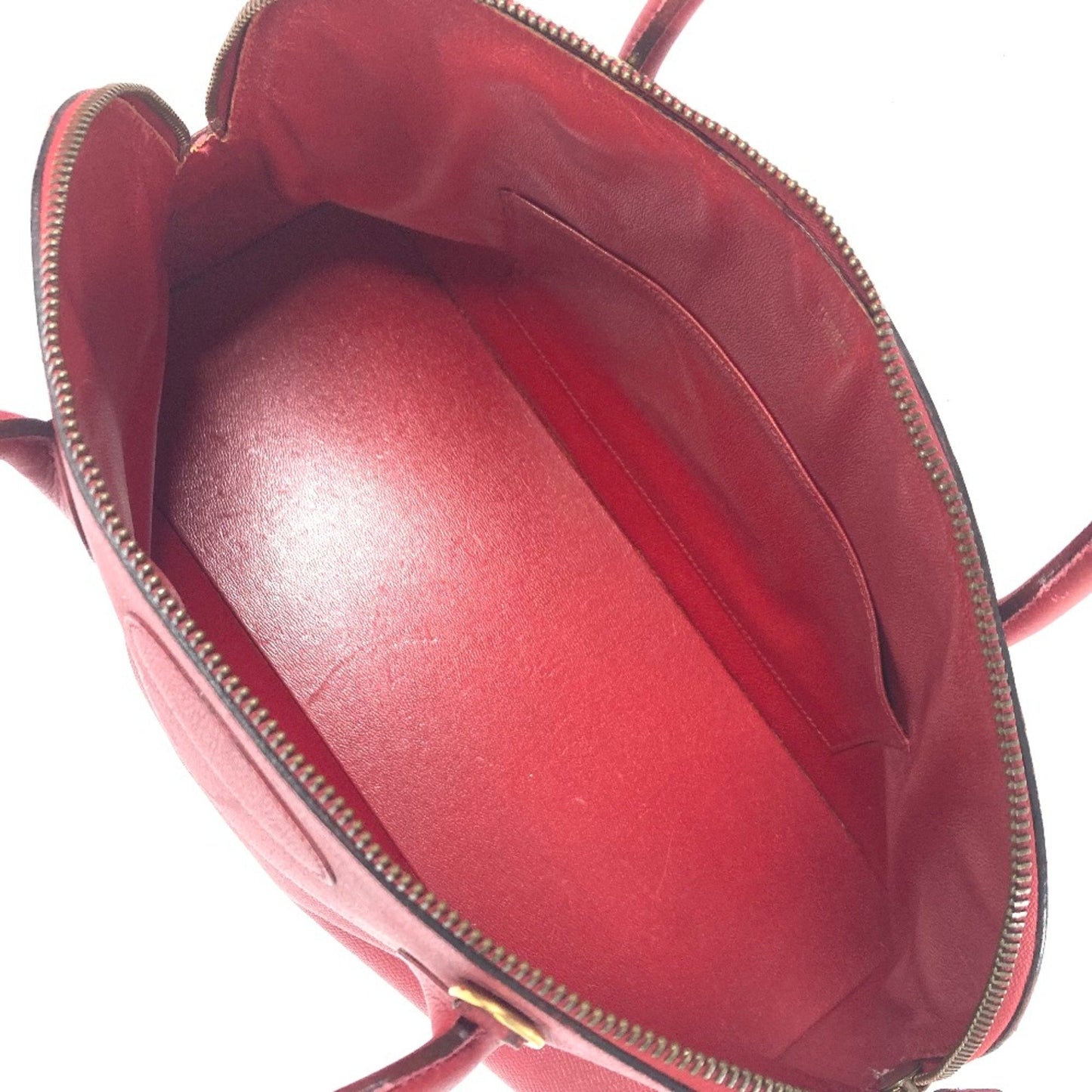 Hermès Red Leather Macpherson