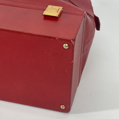 Hermès Red Leather Macpherson