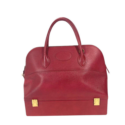 Hermès Red Leather Macpherson