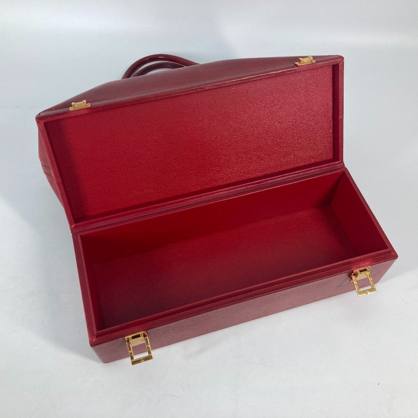Hermès Red Leather Macpherson