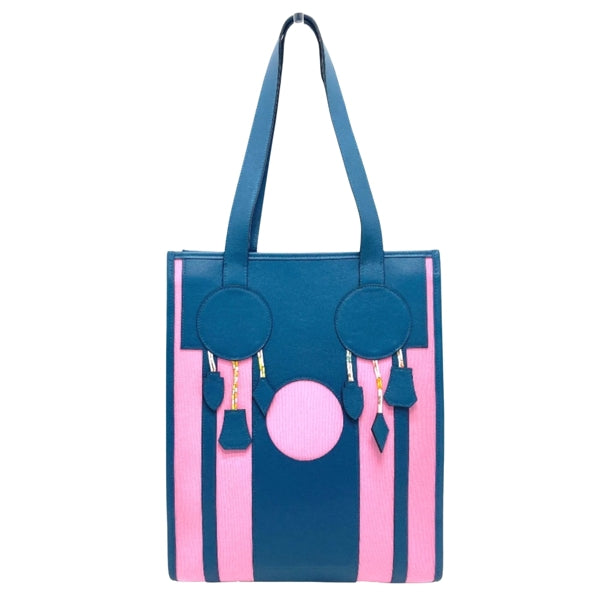 Chanel Blue Leather Deauville