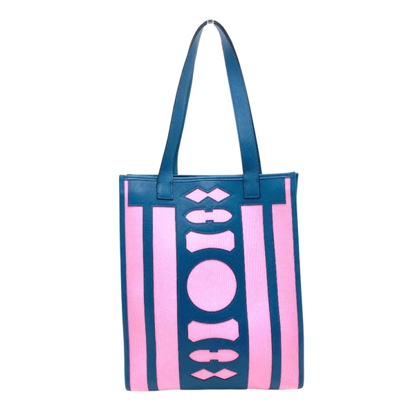 Chanel Blue Leather Deauville