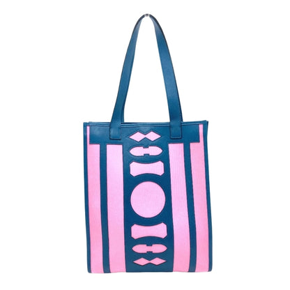 Chanel Blue Leather Deauville