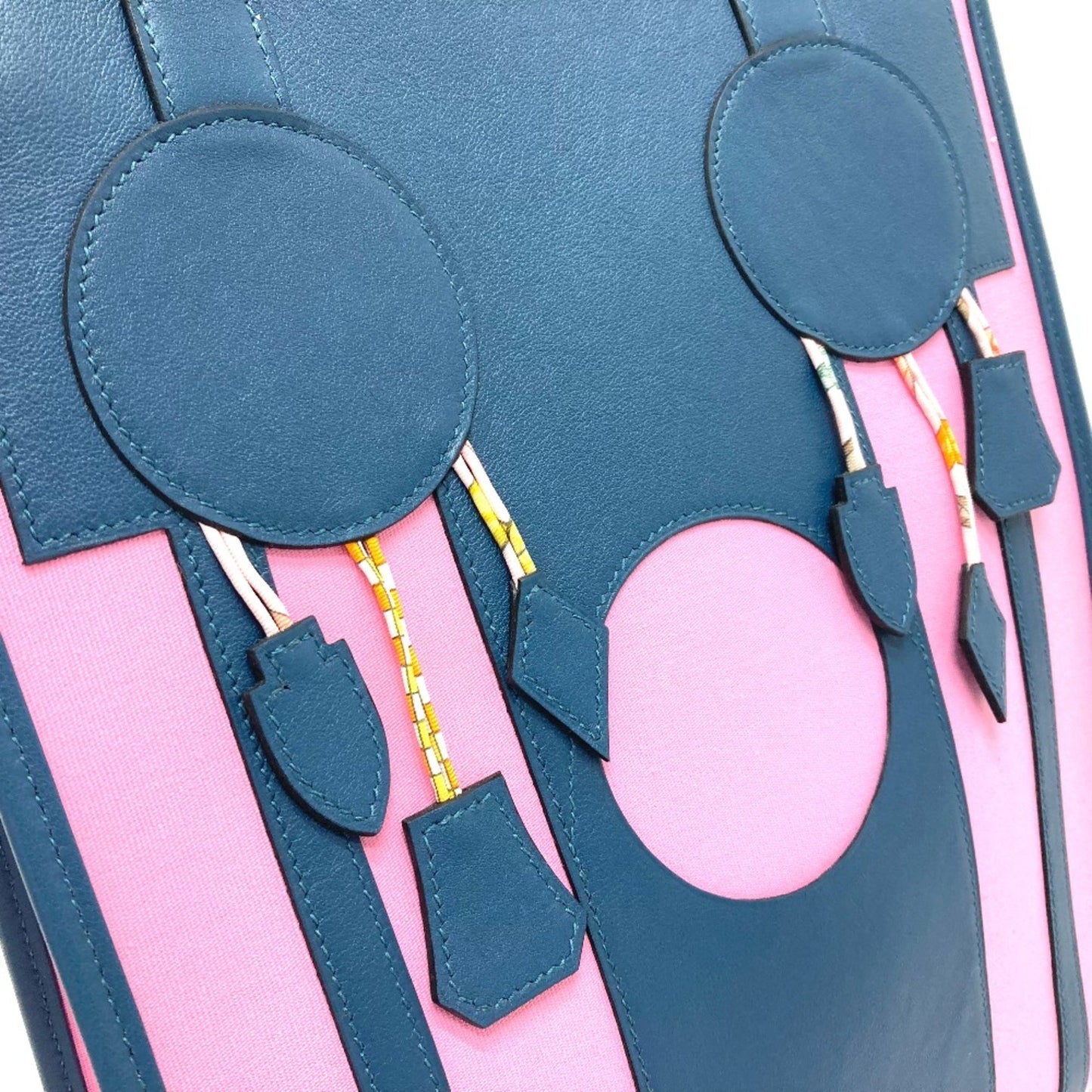 Hermès Blue Leather Ash