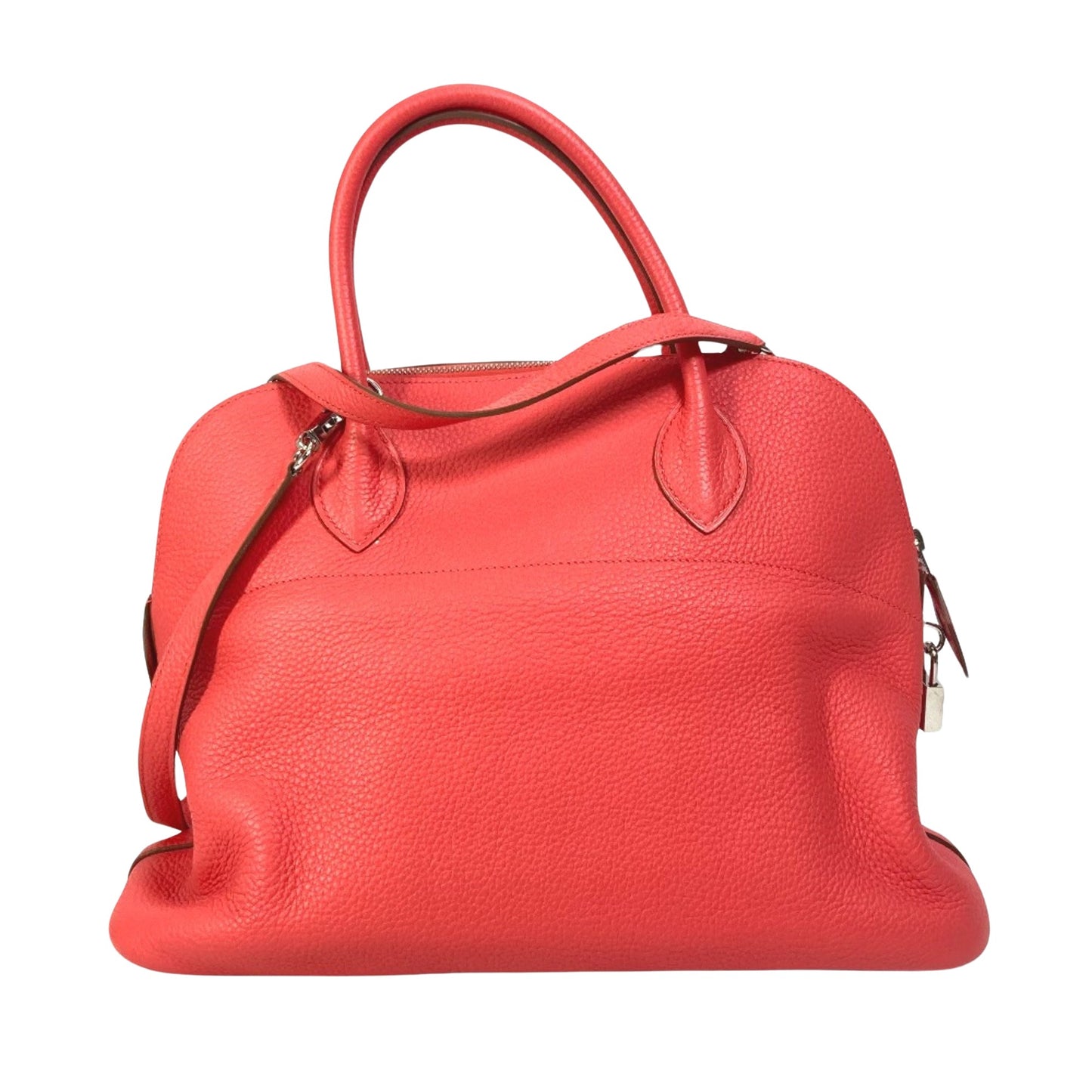 Hermès Red Leather Bolide
