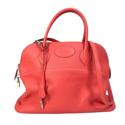 Hermès Red Leather Bolide