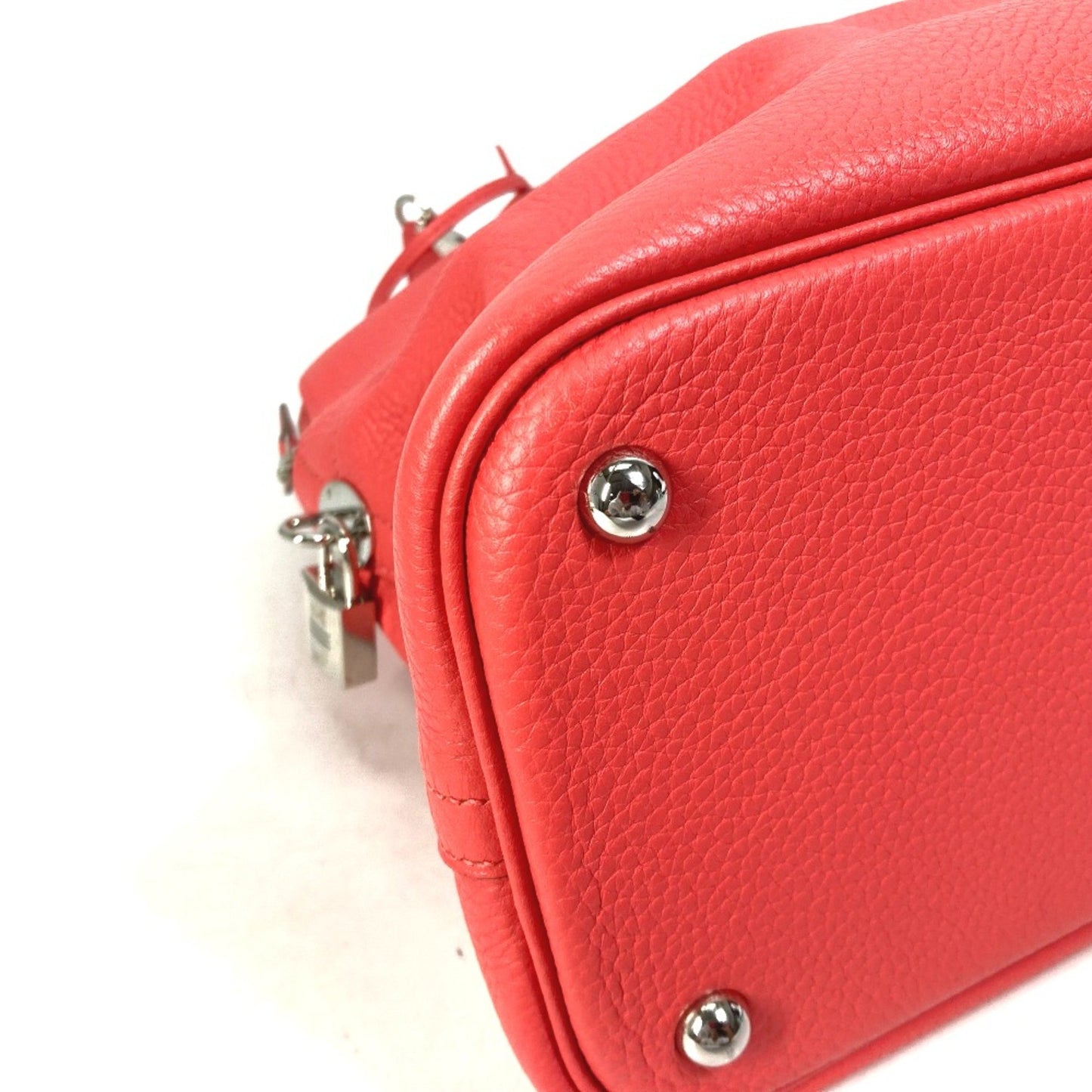 Hermès Red Leather Bolide