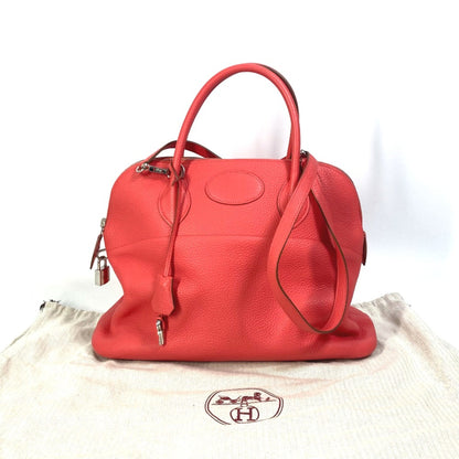 Hermès Red Leather Bolide