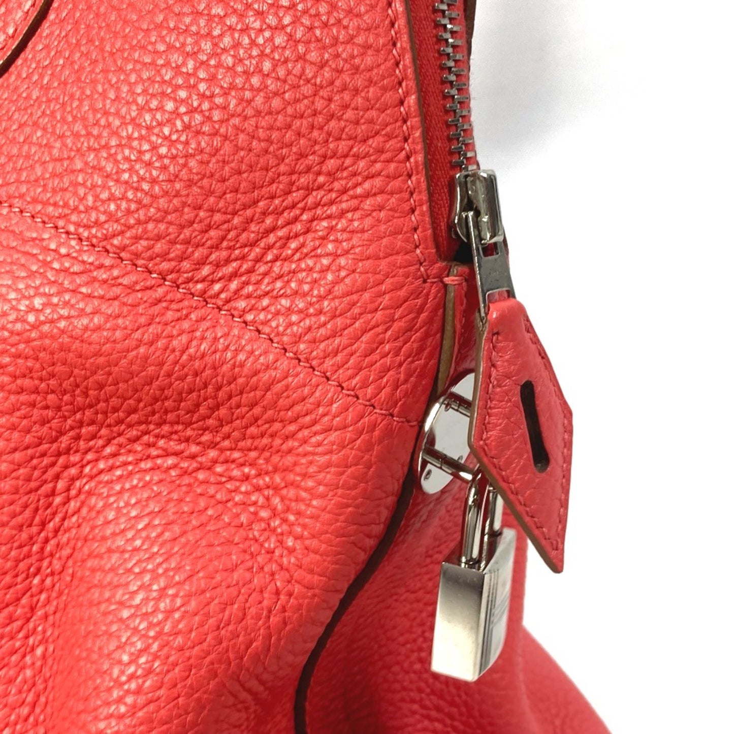 Hermès Red Leather Bolide