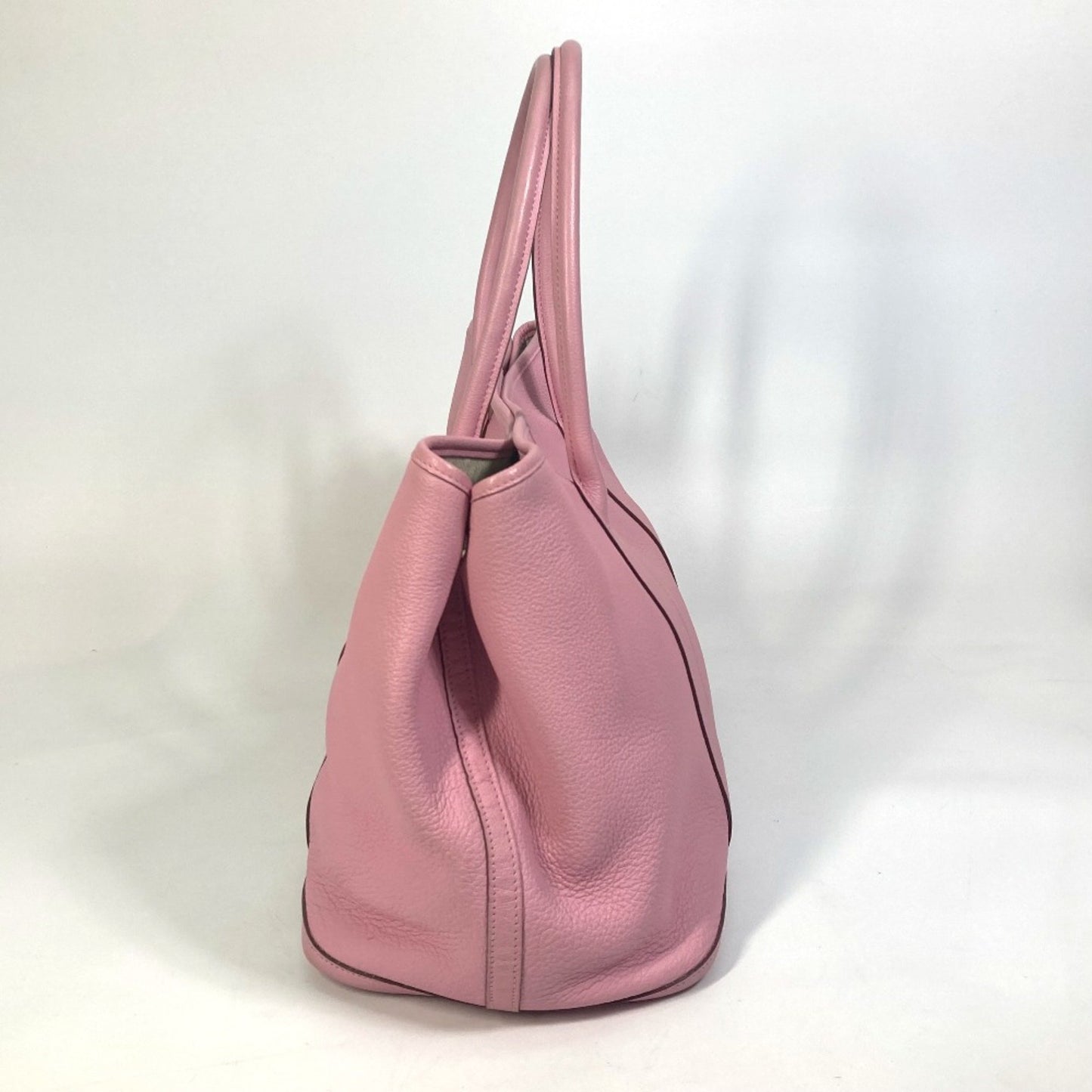 Hermès Pink Leather Garden Party