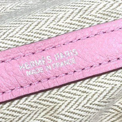 Hermès Pink Leather Garden Party