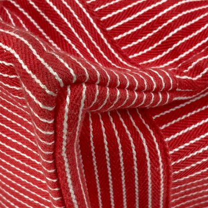 Hermès Red Canvas Cabas