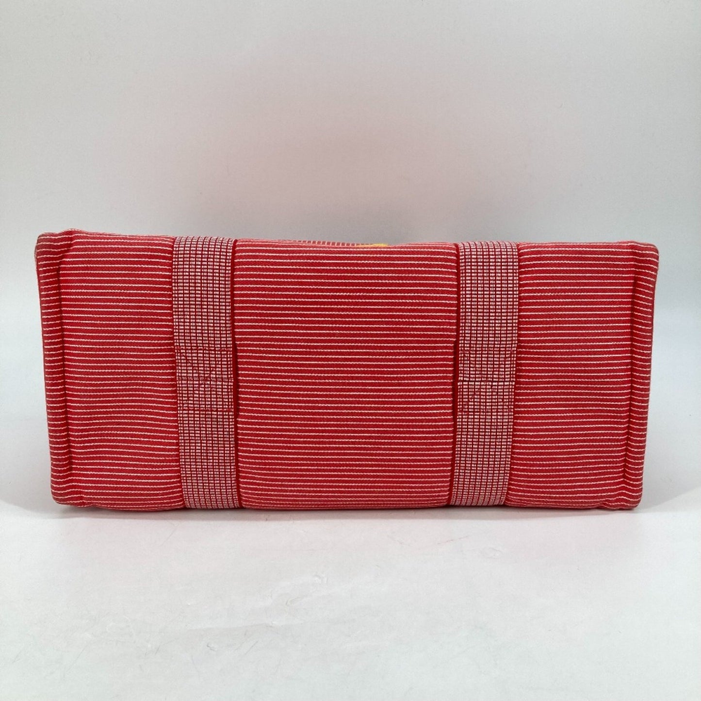 Hermès Red Canvas Cabas