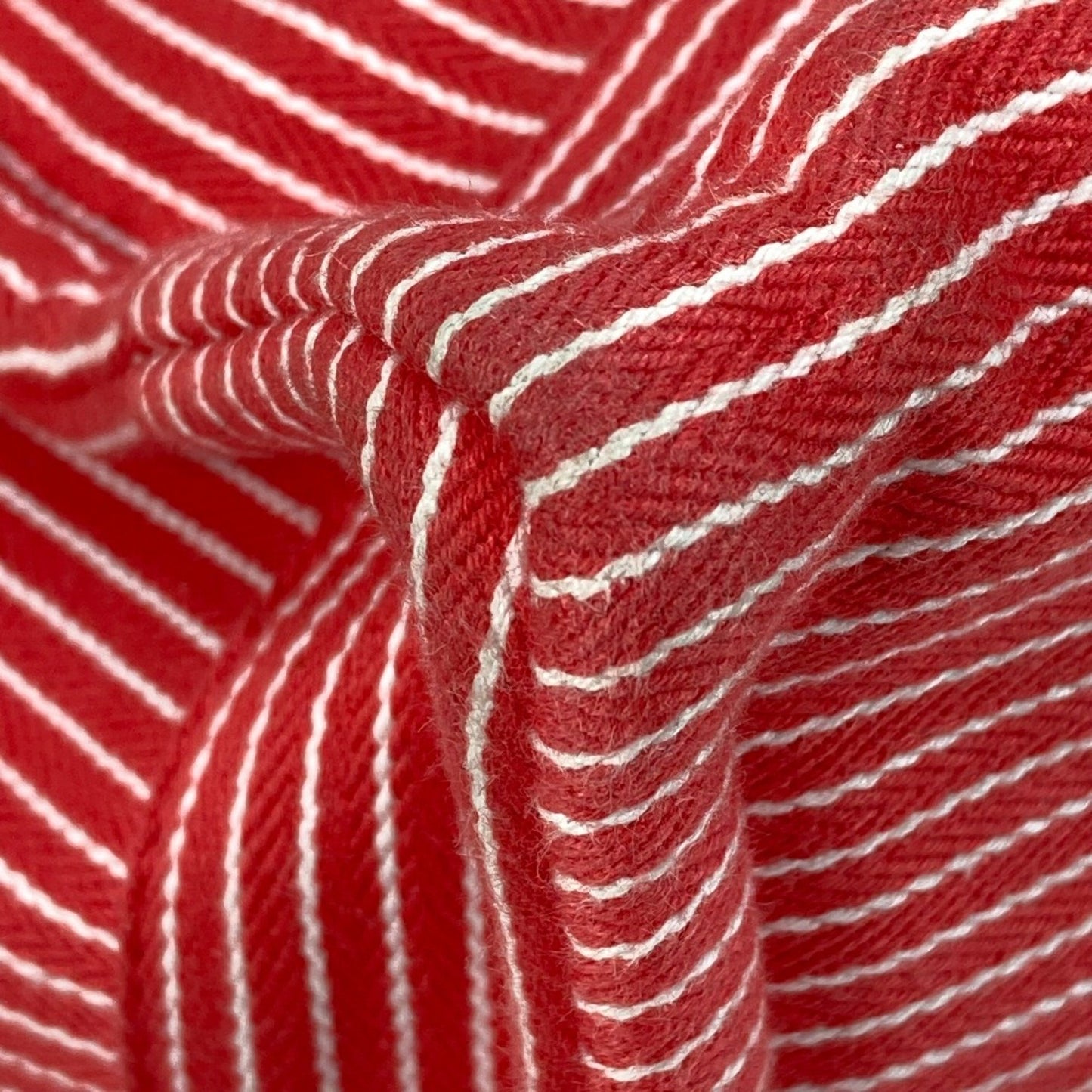 Hermès Red Canvas Cabas