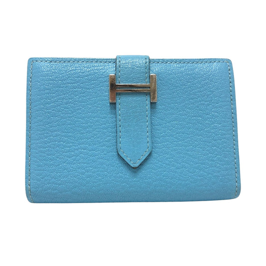 Hermès Blue Leather Béarn