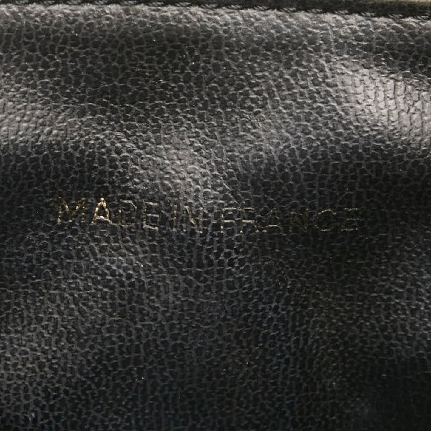 Chanel Black Leather Vanity