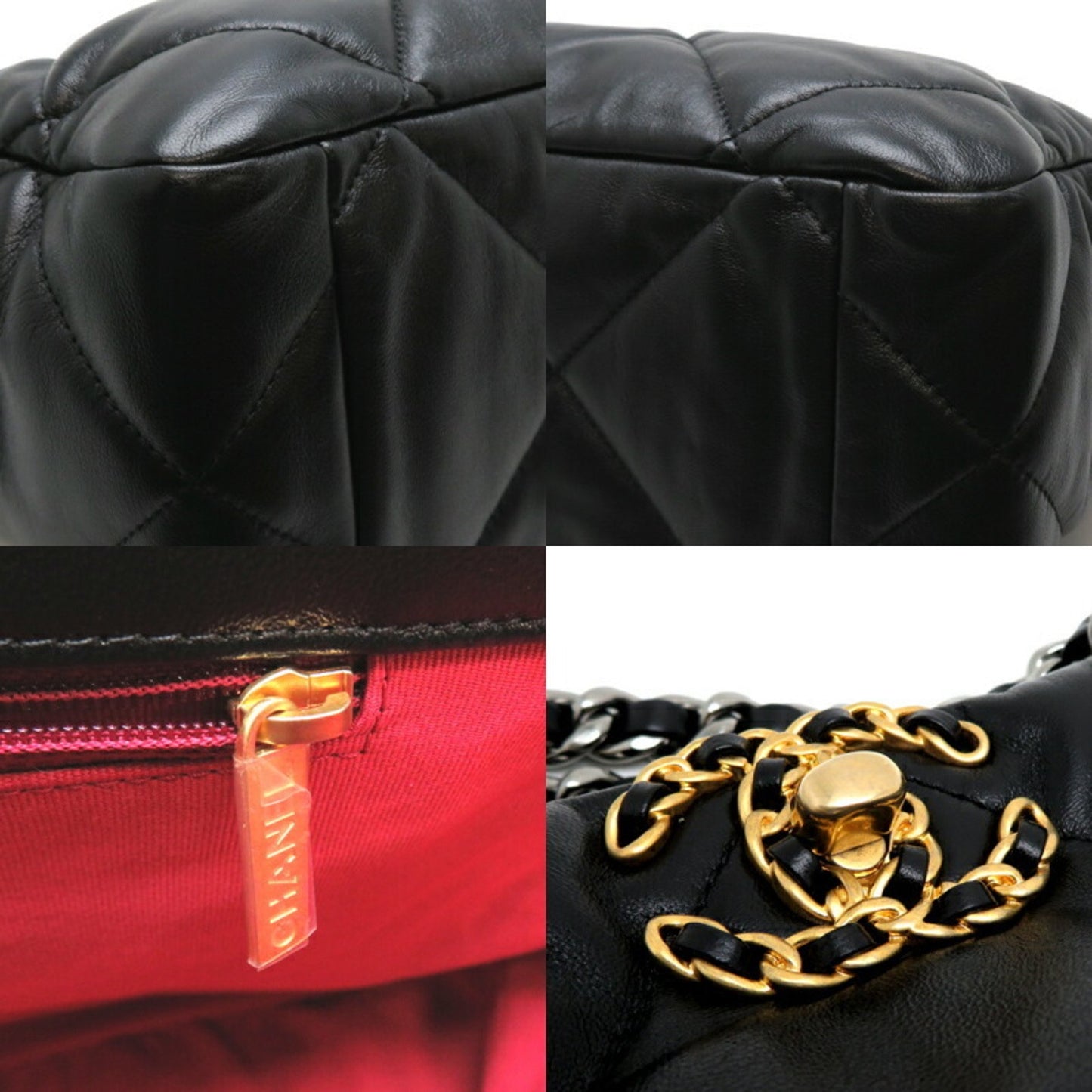 Chanel Black Leather Chanel 19