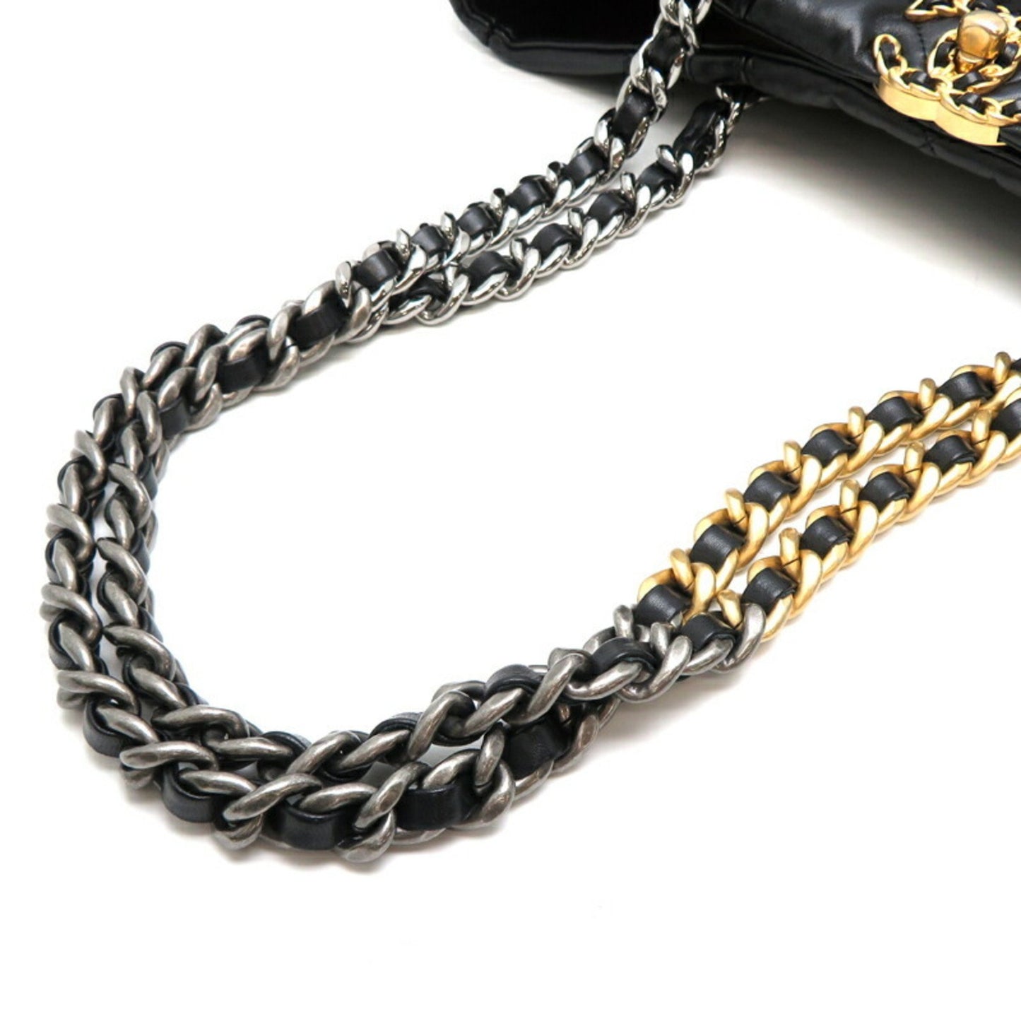 Chanel Black Leather Chanel 19