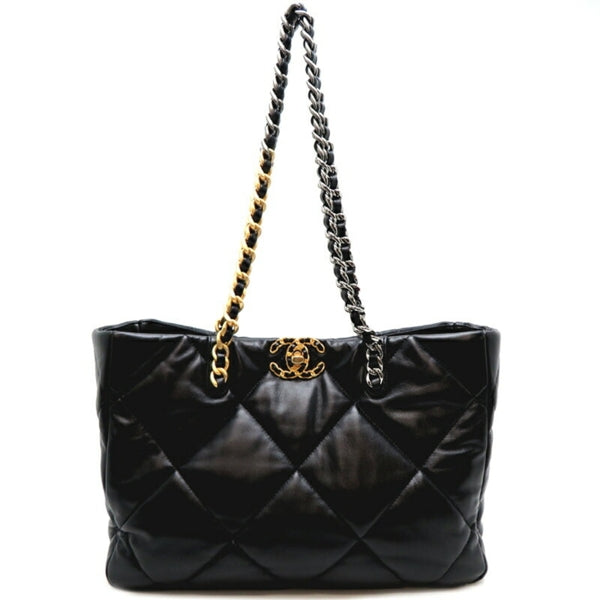 Chanel Blue Leather Deauville