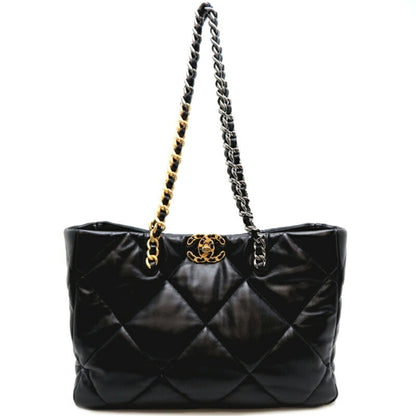 Chanel Blue Leather Deauville