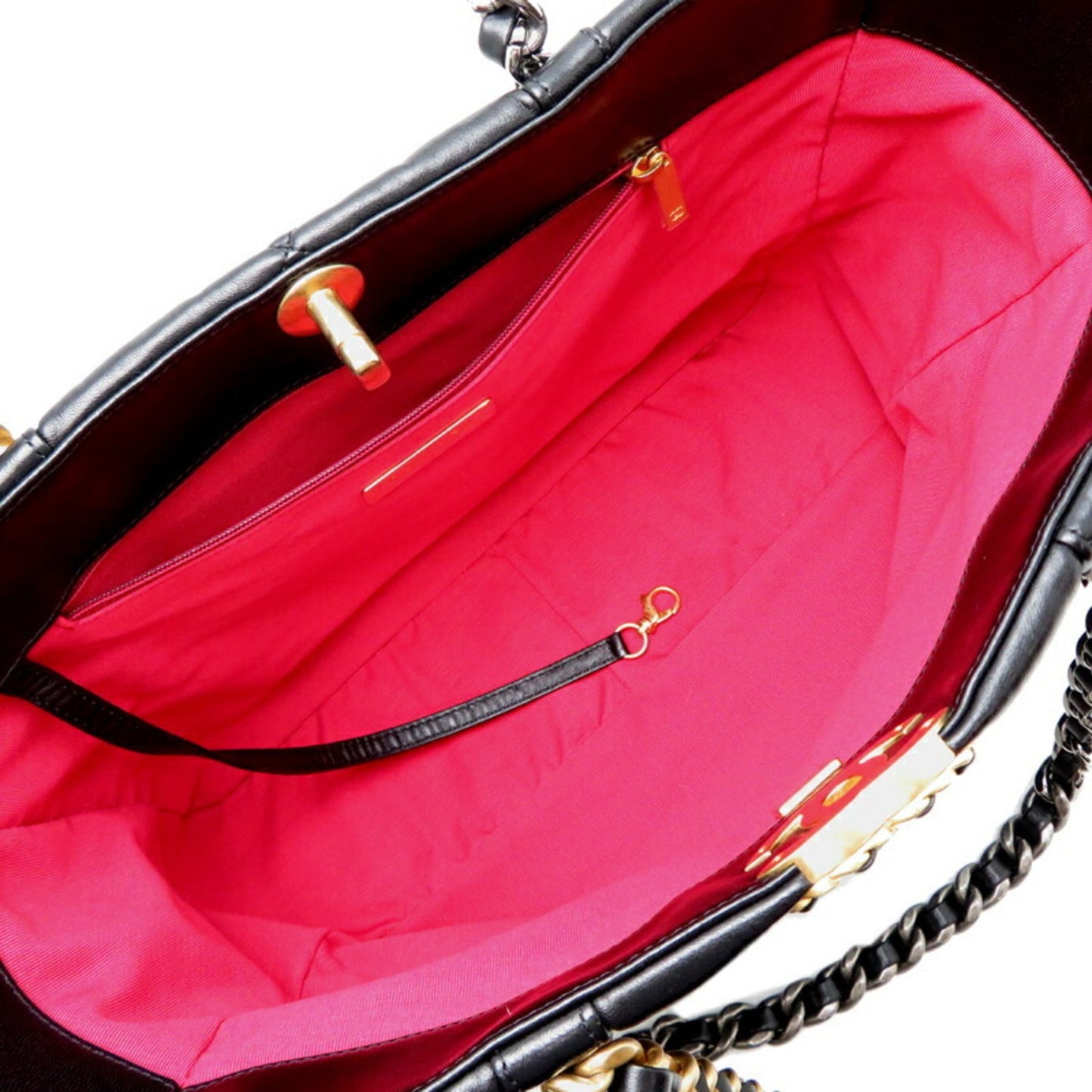 Chanel Black Leather Chanel 19