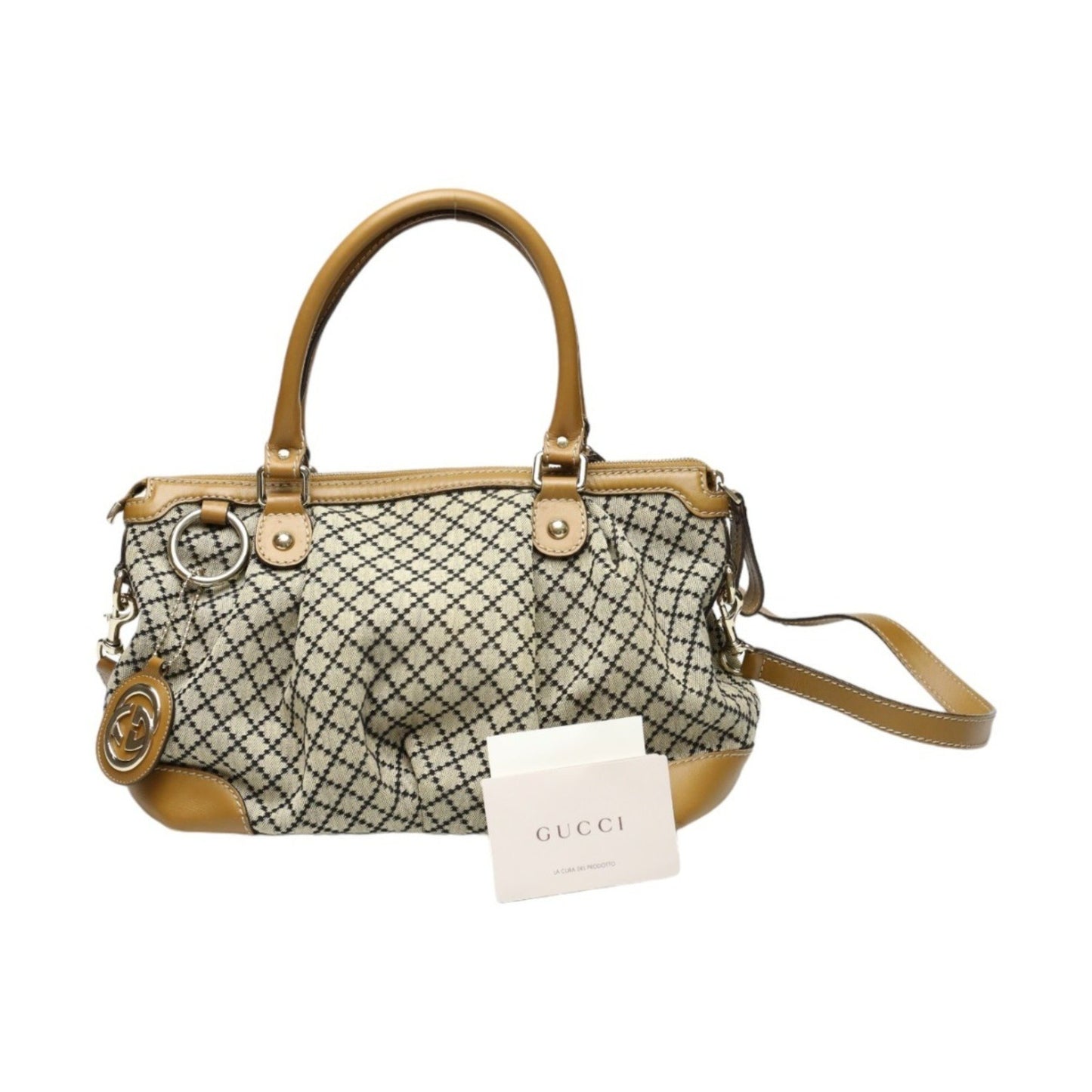 Gucci Brown Canvas Sukey